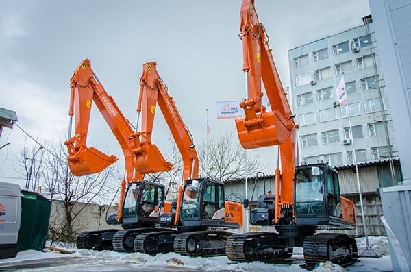 Офис Хит Машинери в Москве - широкий выбор машин HITACHI: экскаватор, фронтальный погрузчик, спецтехника и запчасти