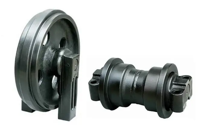 Ленивцы и катки для экскаваторов и бульдозеров