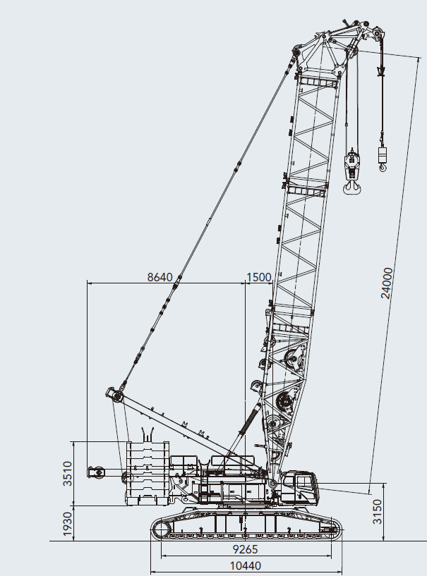 Кран Hitachi SCX3500-3